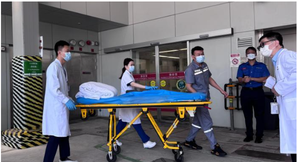“大湾区跨境直通救护车试行计划”首名患者成功由香港转至珠海
